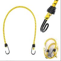 Outdoor bundeling touw elastische tenten metalen gesp hoge Stretch Clothesline Camping Bagage verpakking haak (dubbele haak geel)