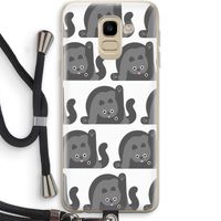 Cats: Samsung Galaxy J6 (2018) Transparant Hoesje met koord