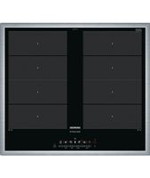 Siemens EX645FXC1M kookplaat Zwart, Roestvrijstaal Ingebouwd Zone van inductiekookplaat 4 zone(s) - thumbnail