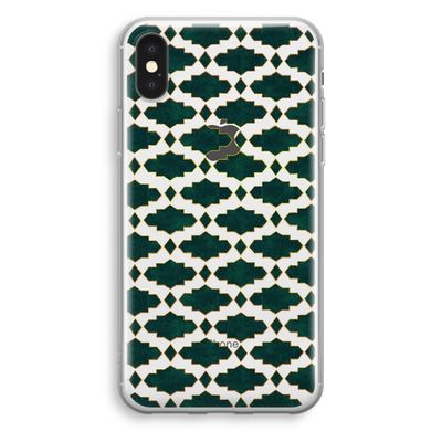 Moroccan tiles: iPhone XS Transparant Hoesje