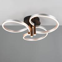 Trio Gekrulde led plafondlampCaruso RVS - Ø 65,5cm - 648110605 Trio Gekrulde led plafondlampCaruso RVS - Ø 65,5cm - 648110605