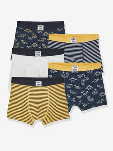 Set van 5 stretch jongensboxers Dino set 5