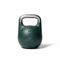 TRYM Competitie Kettlebell 24 kg - Groen - Staal - thumbnail