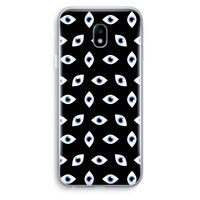 Eyes pattern: Samsung Galaxy J3 (2017) Transparant Hoesje