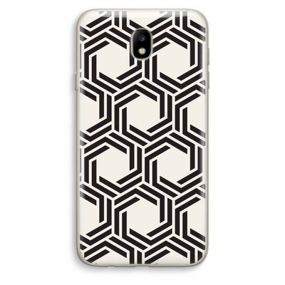 Geometrisch patroon: Samsung Galaxy J7 (2017) Transparant Hoesje