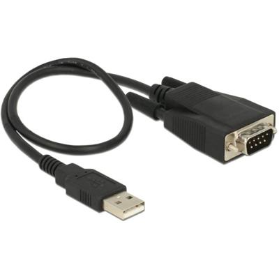 Delock USB 2.0 Adapter [1x USB-A 2.0 stekker - 1x RS232-stekker] 62958 0.45 m