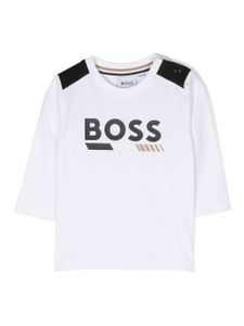 BOSS Kidswear haut à logo imprimé - Blanc