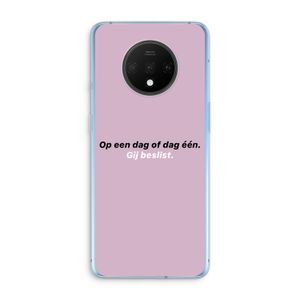 gij beslist: OnePlus 7T Transparant Hoesje