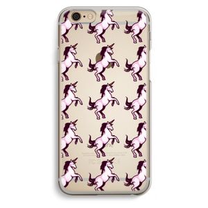 Musketon Unicorn: iPhone 6 / 6S Transparant Hoesje
