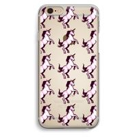 Musketon Unicorn: iPhone 6 / 6S Transparant Hoesje Musketon Unicorn: iPhone 6 / 6S Transparant Hoesje