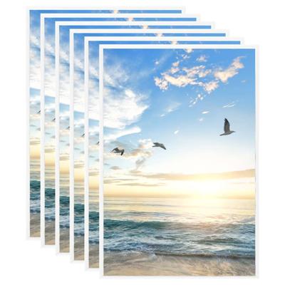 VidaXL Fotolijsten 5 st voor tafel 21x29,7 cm mdf wit