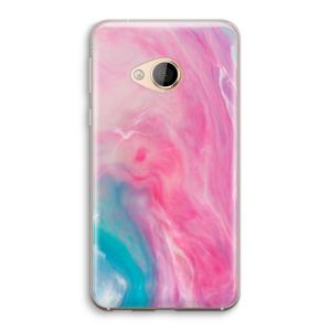 Roze explosie: HTC U Play Transparant Hoesje