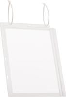 Durable waterbestendige hoes, met kabelbinders, ft A4, pak van 5 stuks