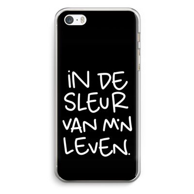 De Sleur: iPhone 5 / 5S / SE Transparant Hoesje