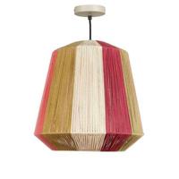 Mica Decorations Hanglamp Mascaro - 38x38x38 cm - Jute - Bruin