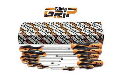 Beta 13-delig set klingen voor Torx® schroeven, met handgreep (art. 1267TX) 1267TX/S13 - 012670312
