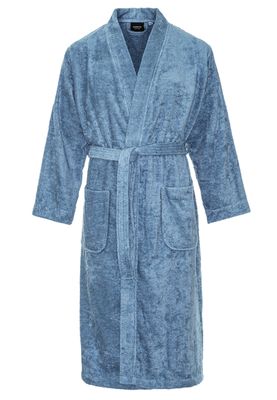 Kimono badstof katoen - denim-l/xl