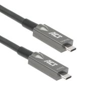 ACT AK4305 Actieve Optische USB-C Kabel 3.2 Gen2 | AOC/Hybride | 4K | 5 meter