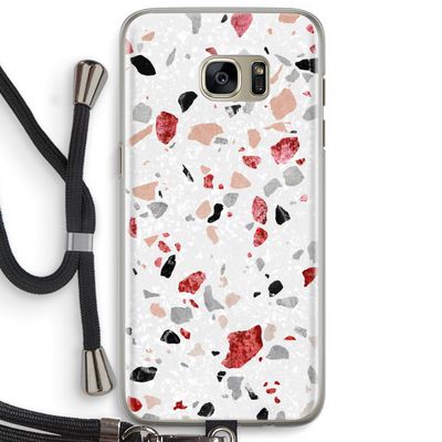 Terrazzo N°12: Samsung Galaxy S7 Edge Transparant Hoesje met koord