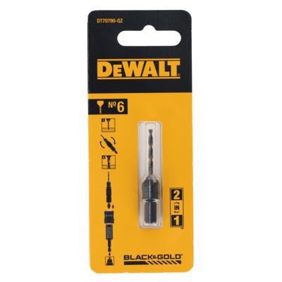 DeWALT DT70790 Reserve voorboor en verzinkboor voor FLIP & DRIVE Nr.6 DeWALT DT70790 Reserve voorboor en verzinkboor voor FLIP & DRIVE Nr.6