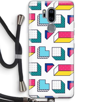 8-bit N°7: LG G7 Thinq Transparant Hoesje met koord