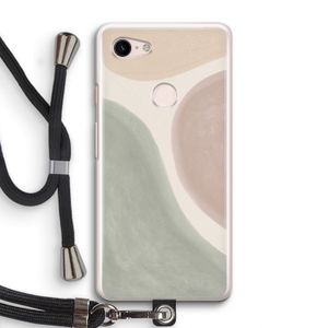 Geo #6: Pixel 3 Transparant Hoesje met koord