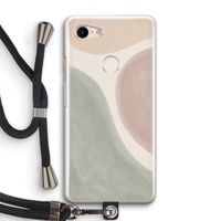 Geo #6: Pixel 3 Transparant Hoesje met koord
