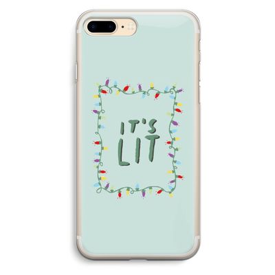 It's Lit: iPhone 7 Plus Transparant Hoesje