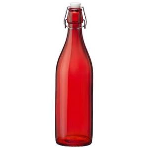 Bormioli Rocco Beugelfles | Weckfles Giara - Rood - 1 liter