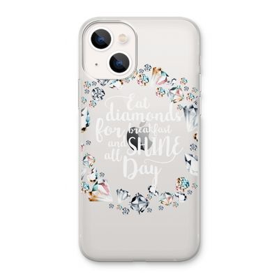 Diamonds: iPhone 13 Transparant Hoesje