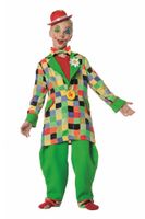 Funky clown jongen kostuum