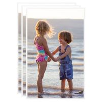 VidaXL Fotolijsten 3 st voor tafel 10x15 cm mdf wit