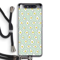 Spiegeleitjes: Samsung Galaxy A80 Transparant Hoesje met koord Spiegeleitjes: Samsung Galaxy A80 Transparant Hoesje met koord