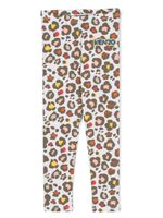 Kenzo Kids legging imprimé à patch logo - Tons neutres - thumbnail