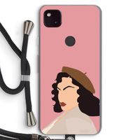 Confidence: Pixel 4a 5G Transparant Hoesje met koord