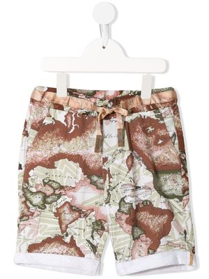 Alviero Martini Kids short de sport à imprimé graphique - Vert