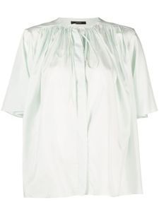 JOSEPH blouse en soie Bristow à plis - Vert