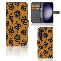 Telefoonhoesje met Pasjes voor Samsung Galaxy S23 Plus Snakes