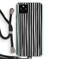 Stripes: Pixel 5a 5G Transparant Hoesje met koord