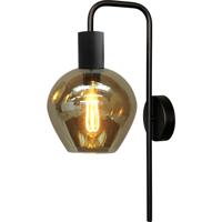 Masterlight Zwarte wandlampBounty met glas - 3472-05-05-3