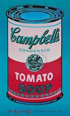 Kunstdruk Andy Warhol - Campbell&apos;s Soup | 60x100cm