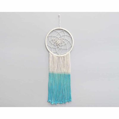 Macramé Dromenvanger Rond Turquoise (102 x 32 x 32 cm)