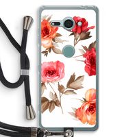 Roosjes: Sony Xperia XZ2 Compact Transparant Hoesje met koord