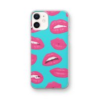 Bite my lip: iPhone 12 mini Transparant Hoesje