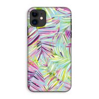 Tropical Palms Blue: iPhone 11 Tough Case