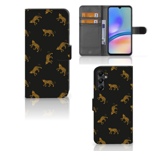 Telefoonhoesje met Pasjes voor Samsung Galaxy A05s Leopards