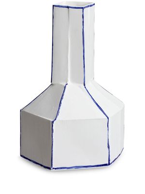 1882 Ltd vase Stegreif à motif géométrique (24 cm) - Blanc