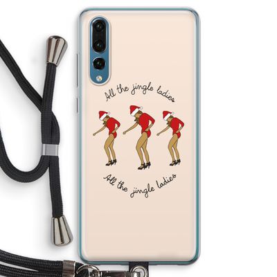Jingle Ladies: Huawei P20 Pro Transparant Hoesje met koord