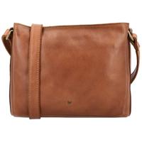 Vilenca Leren Schoudertas Elise Cognac