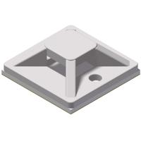 Procab ACM130-W houder voor kabelbinders wit 30x30mm (100 stuks)